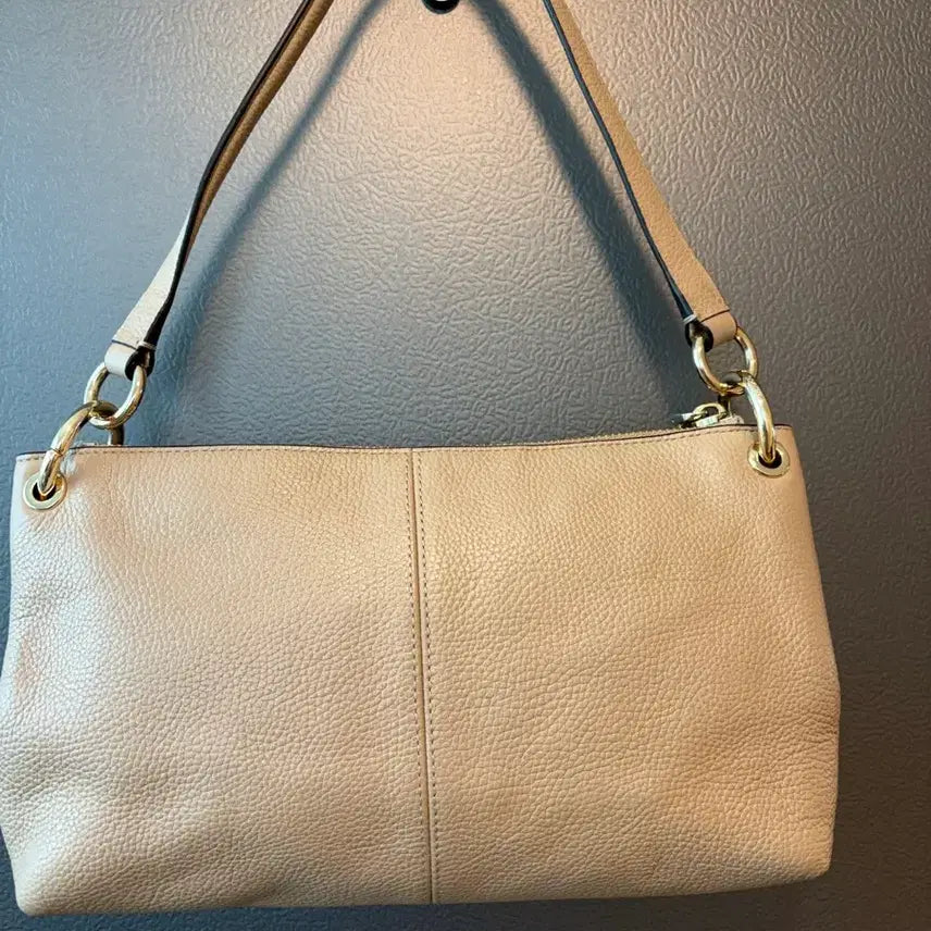 [BUNJANG] Coach Beige Leather Handbag / 코치 가방
