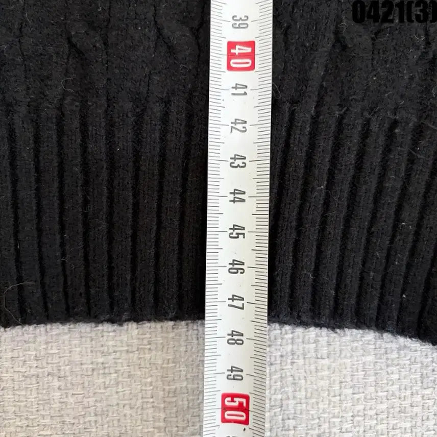 [BUNJANG] General Idea Cable Knit Sweater (Black) / S GENERAL IDEA 케이블 니트 블랙 0421(3)