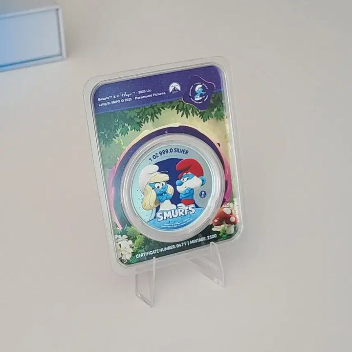 [SOLD OUT] 스머프 1oz 순은 라운드 실버/은화/은메달/실버바