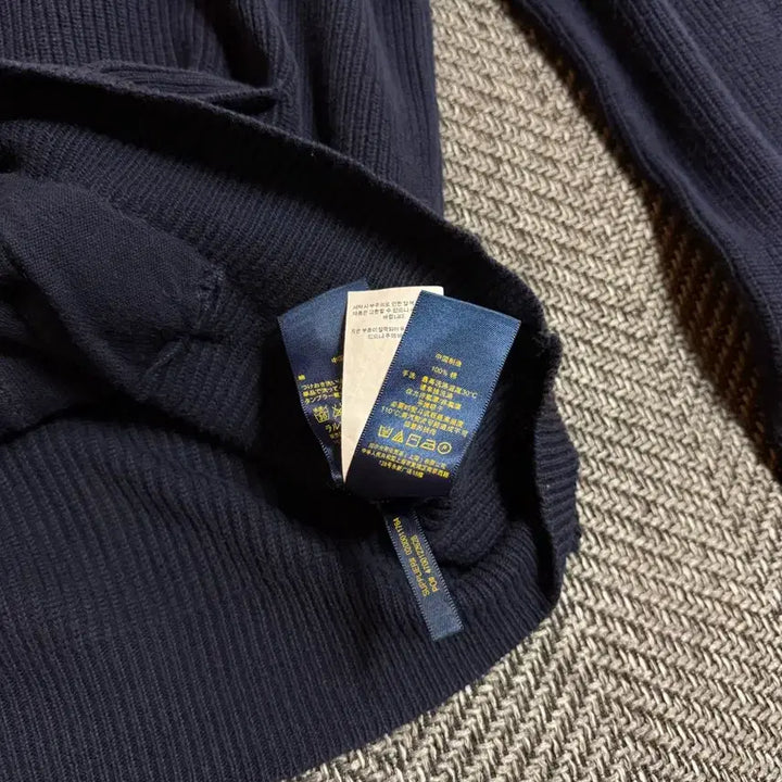 [SOLD OUT] 폴로 랄프로렌 네이비 니트 집업 M