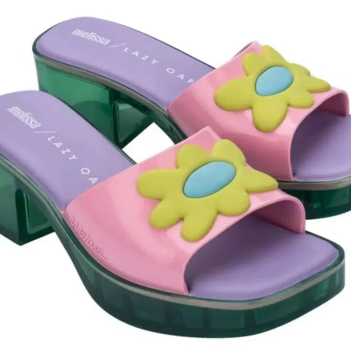 [BUNJANG] Melissa Lazy Off Shape Heel Slippers / 멜리사 레이지 오프 셰이프 힐 슬리퍼 정품