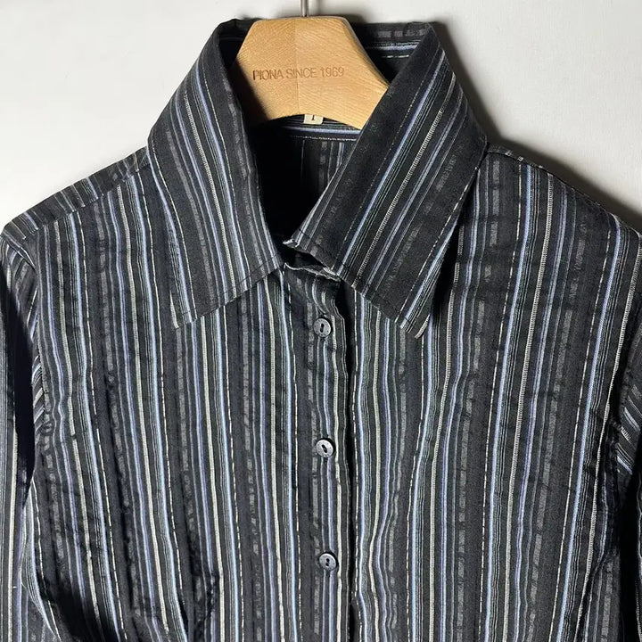 [BUNJANG] Naracamic Striped Shirt / [Naracamic] 나라카미체 스트라이프 셔츠