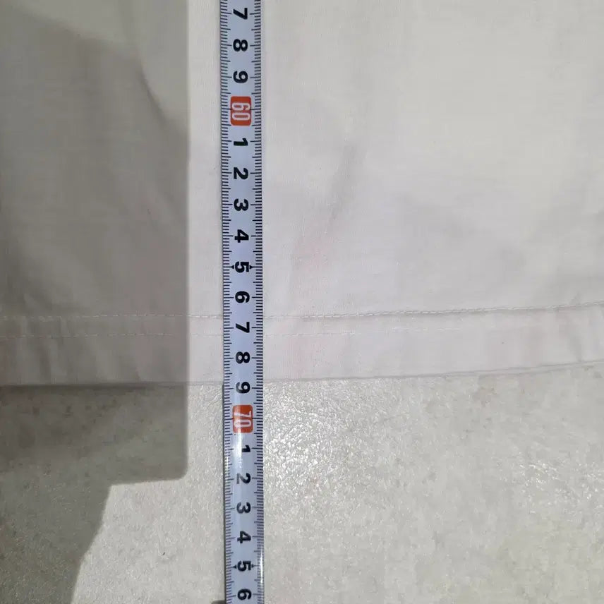 [BUNJANG] Tommy Hilfiger Logo Point T-shirt / 타미힐피거 흰색 로고 포인트 반팔티 S