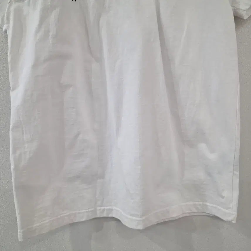 [BUNJANG] Tommy Hilfiger Logo Point T-shirt / 타미힐피거 흰색 로고 포인트 반팔티 S