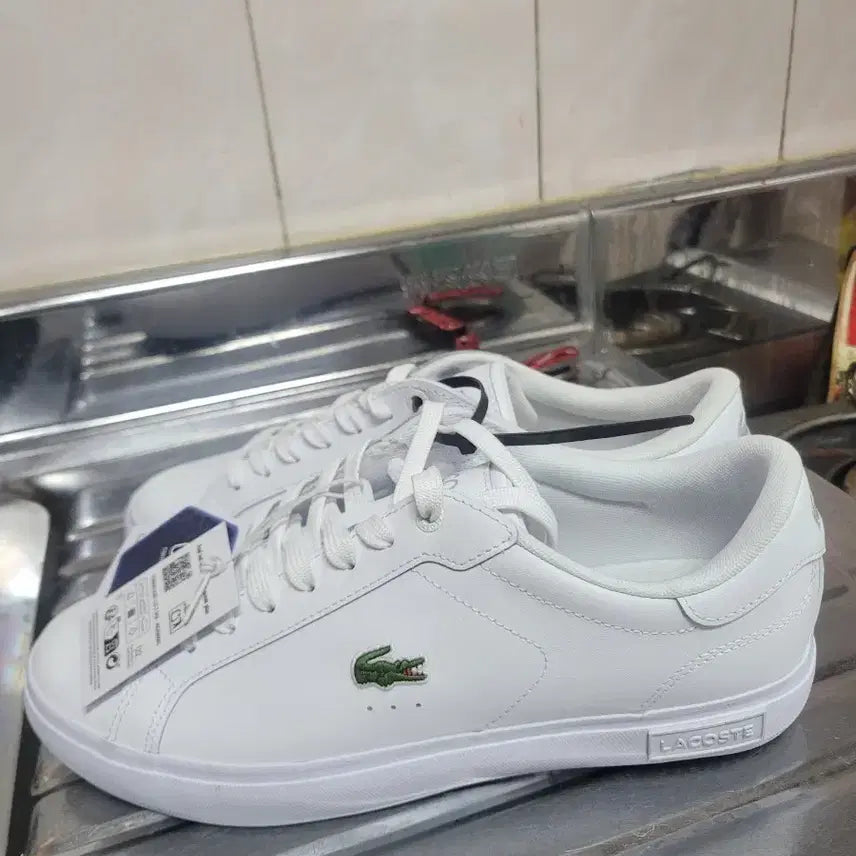 [BUNJANG] Lacoste Powercourt 125 2 SMA Sneakers / 라코스테 파워코트 125 2 SMA 화이트 265