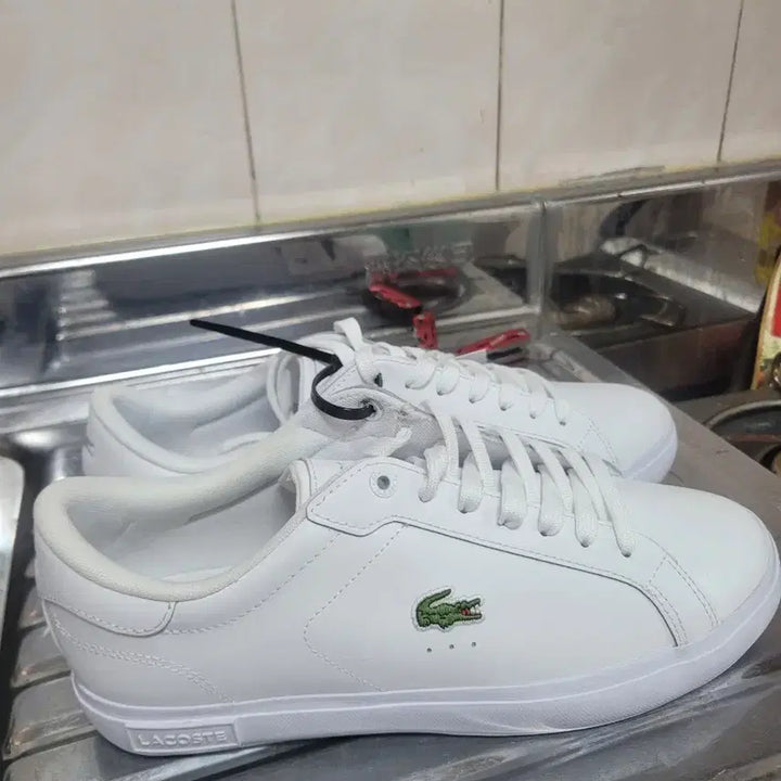 [BUNJANG] Lacoste Powercourt 125 2 SMA Sneakers / 라코스테 파워코트 125 2 SMA 화이트 265