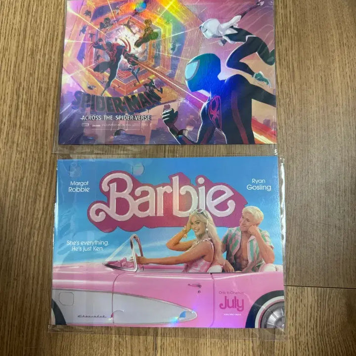 [BUNJANG] CGV Spider-Man &amp; Barbie Filmmarks Bundle Set / CGV 특전 마블 스파이더맨: 어크로스 유니버스, 바비 필름마크 일괄 셋