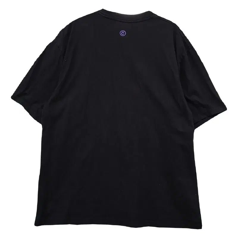 [BUNJANG] COVERNAT Logo Printed Black Short Sleeve T-shirt / 커버낫 프린팅 블랙 반팔티 L