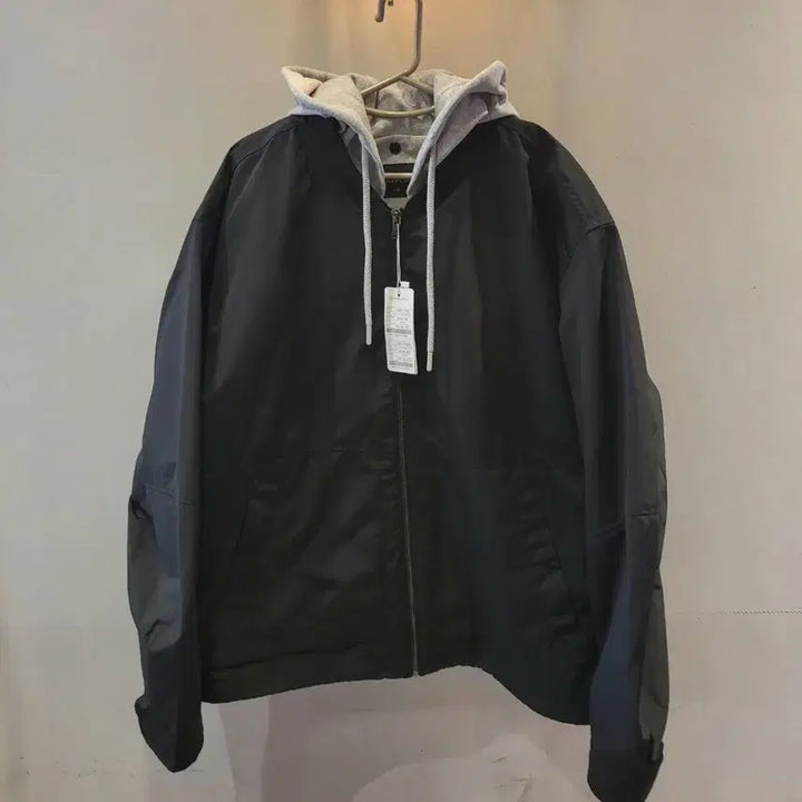 [SOLD OUT] 남성)빅사이즈  후드 라이너 항공점퍼 (새상품 110~115)