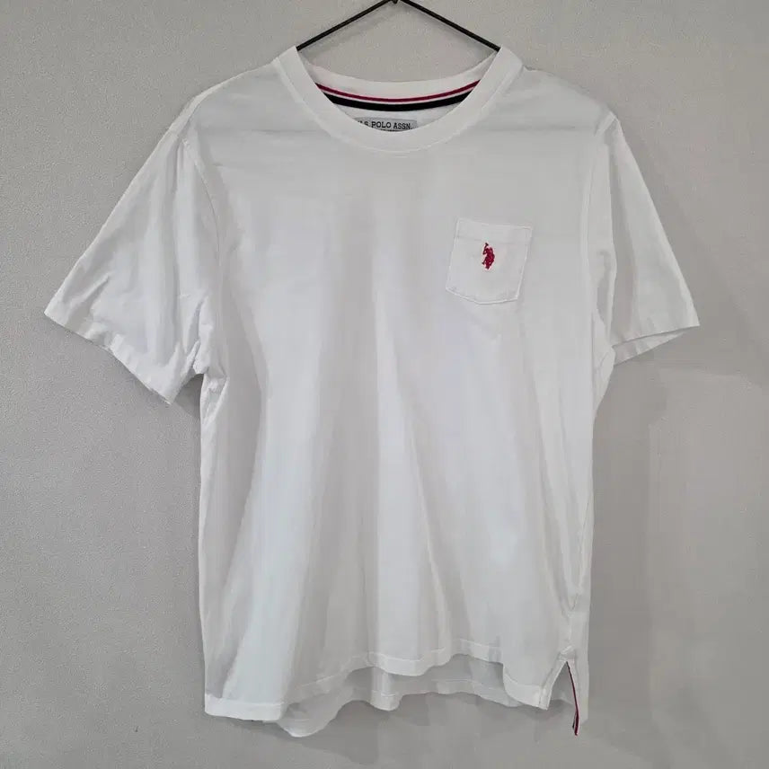 [BUNJANG] U.S. Polo Assn. White Short Sleeve T-shirt XL / U.S.폴로 어슨 화이트 반팔 티셔츠 105 XL