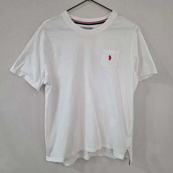 [BUNJANG] U.S. Polo Assn. White Short Sleeve T-shirt XL / U.S.폴로 어슨 화이트 반팔 티셔츠 105 XL