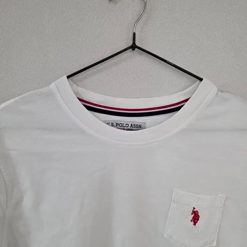 [BUNJANG] U.S. Polo Assn. White Short Sleeve T-shirt XL / U.S.폴로 어슨 화이트 반팔 티셔츠 105 XL