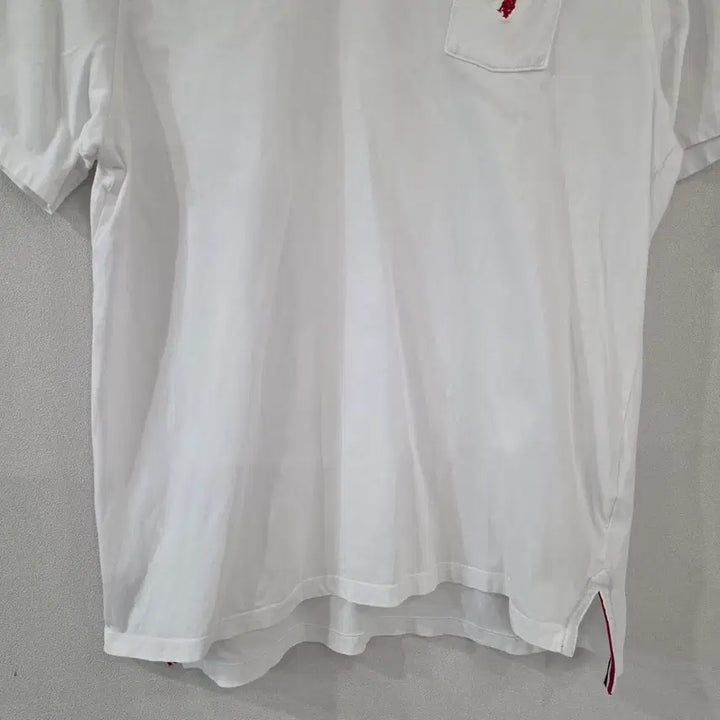 [BUNJANG] U.S. Polo Assn. White Short Sleeve T-shirt XL / U.S.폴로 어슨 화이트 반팔 티셔츠 105 XL