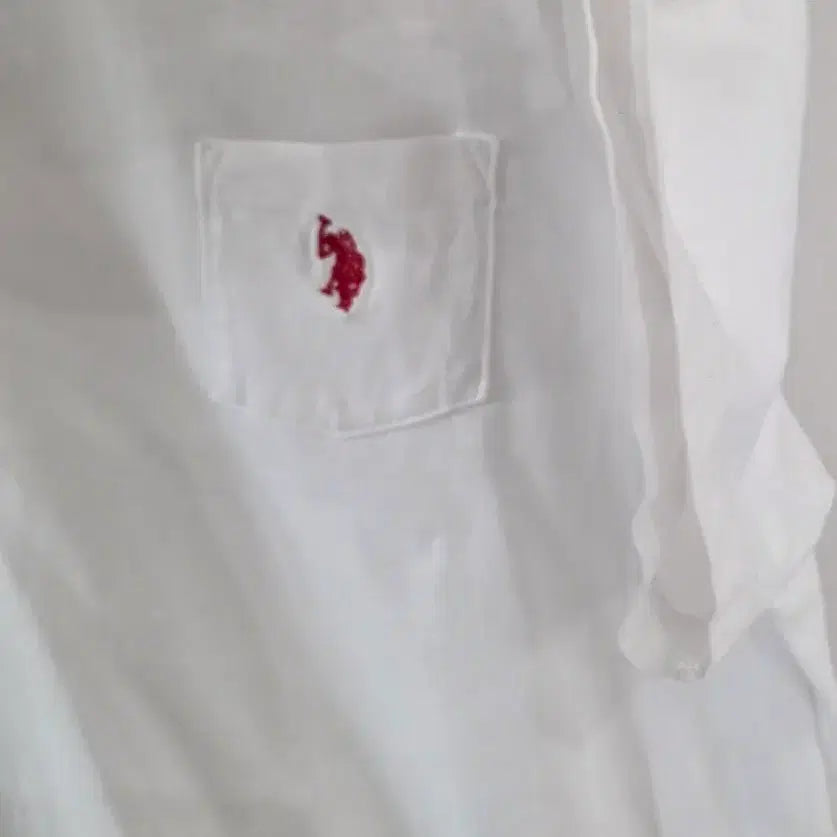[BUNJANG] U.S. Polo Assn. White Short Sleeve T-shirt XL / U.S.폴로 어슨 화이트 반팔 티셔츠 105 XL