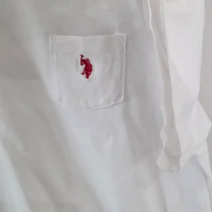 [BUNJANG] U.S. Polo Assn. White Short Sleeve T-shirt XL / U.S.폴로 어슨 화이트 반팔 티셔츠 105 XL