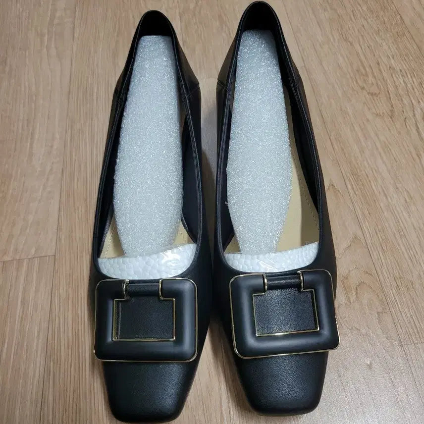 [SOLD OUT] 여성)블랙 플랫 슈즈 단화(새상품250m)