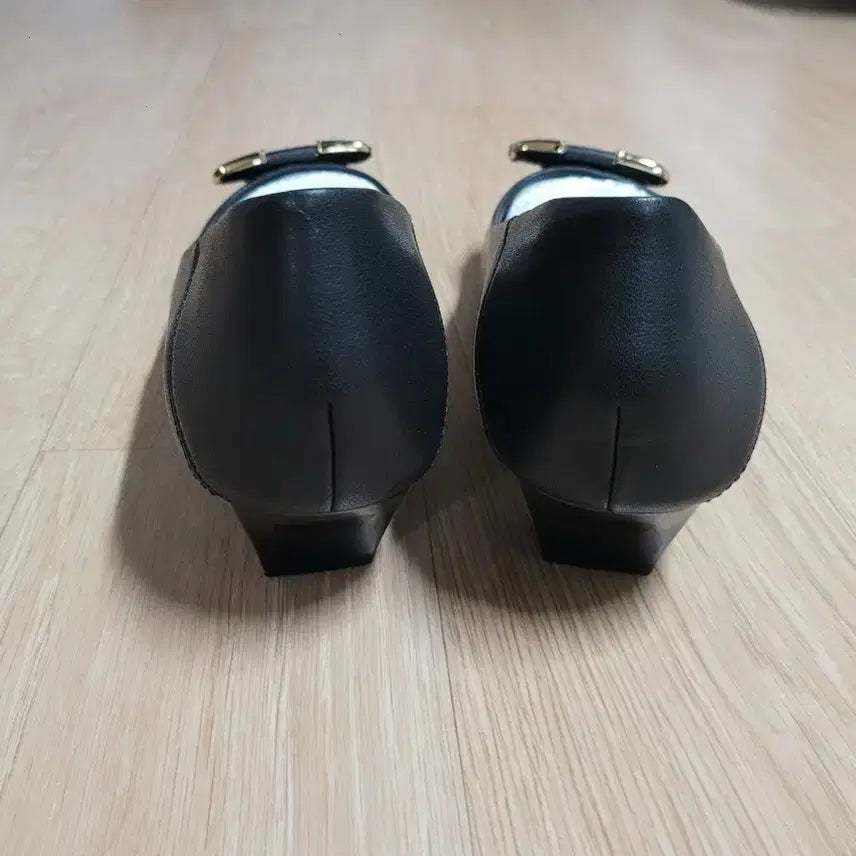 [SOLD OUT] 여성)블랙 플랫 슈즈 단화(새상품250m)
