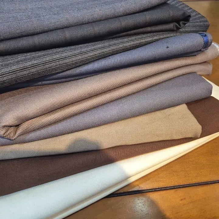 [BUNJANG] JEMEI WOOL Fabrics Set / 제일모직 + 영국/이태리 수입 양복지 9종 세트 (수트 원단 / 일부 하