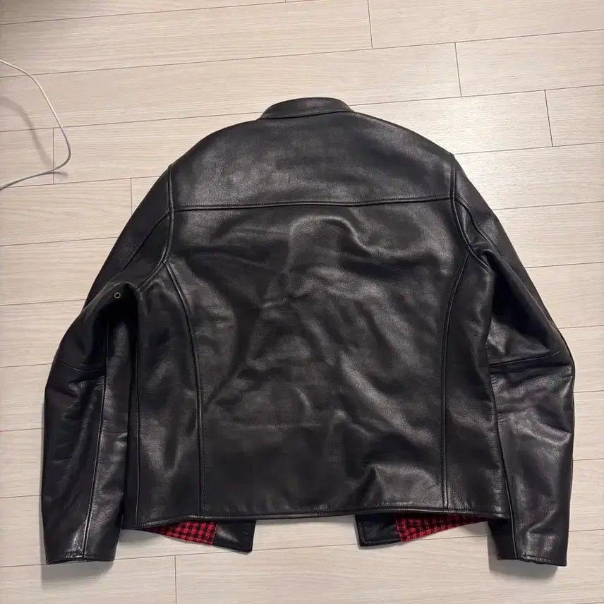 [BUNJANG] XL Horsehide Leather Cafe Racer J100 Jacket / (XLsize) 말가죽 카페레이서 j100 가죽자켓