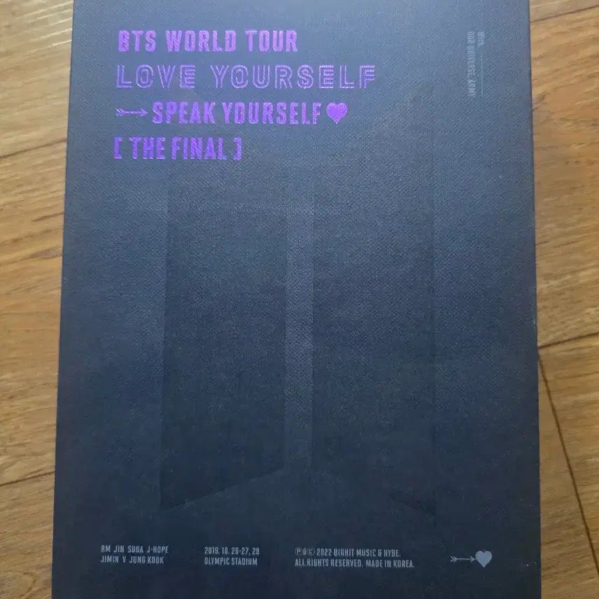 [BUNJANG] BTS Speak Yourself Final Seoul Blu-ray DVD / 방탄 스픽콘 파이널 서울 블레 스파콘 스픽콘 dvd