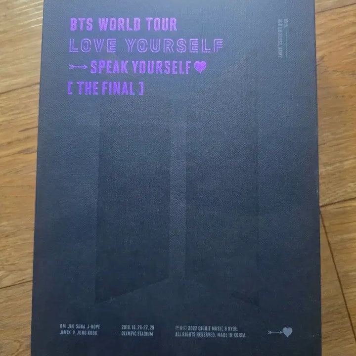 [BUNJANG] BTS Speak Yourself Final Seoul Blu-ray DVD / 방탄 스픽콘 파이널 서울 블레 스파콘 스픽콘 dvd