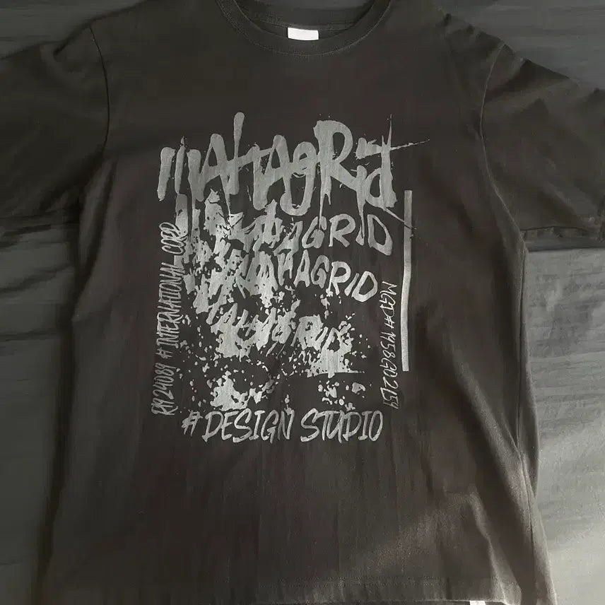 [BUNJANG] Mahagrid CORP TEE Black / 마하그리드 CORP TEE_4colors 블랙