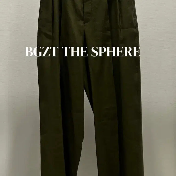 [BUNJANG] RECTO 26SS Linen Blend Pleated Pants Khaki / 렉토 26SS 리넨 린넨 블렌드 플리츠 팬츠 카키