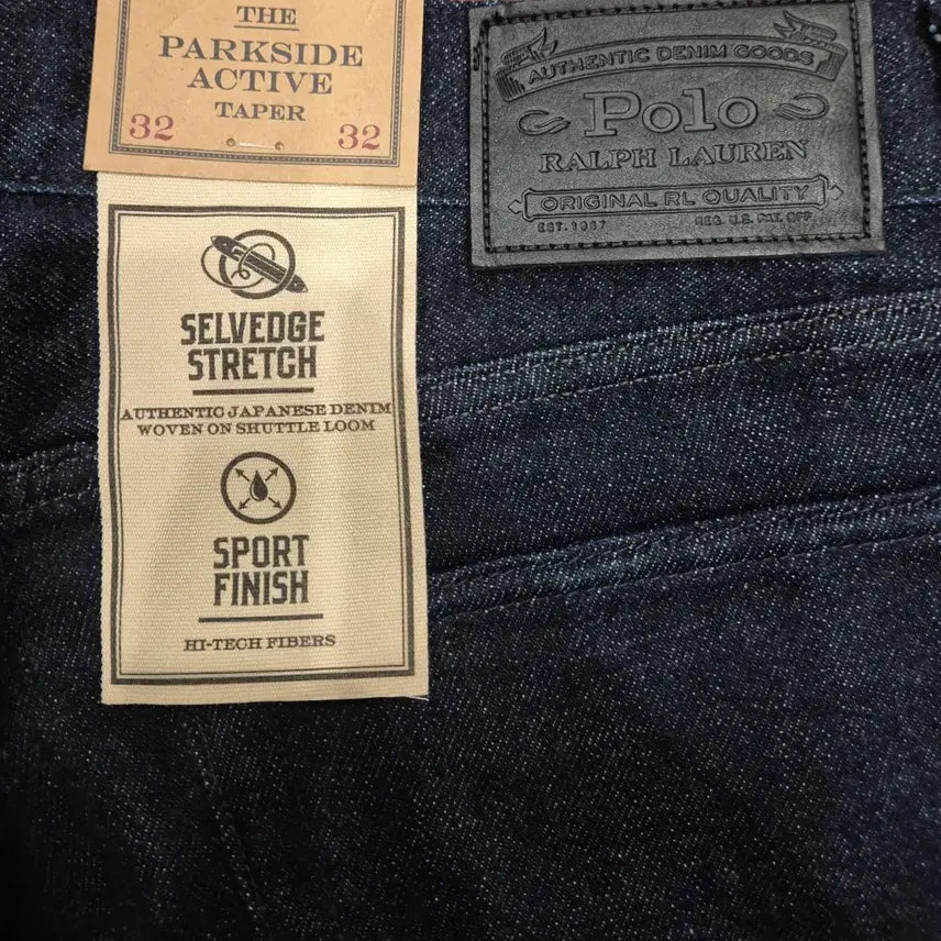 [BUNJANG] Polo Parkside Selvage Denim Tapered Fit Jeans / 폴로 파크사이드 셀비지 데님