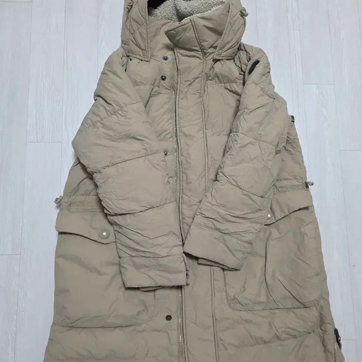 [BUNJANG] KOLON SPORT Goose Down Jumper Beige / 코오롱스포츠 구스다운 점퍼