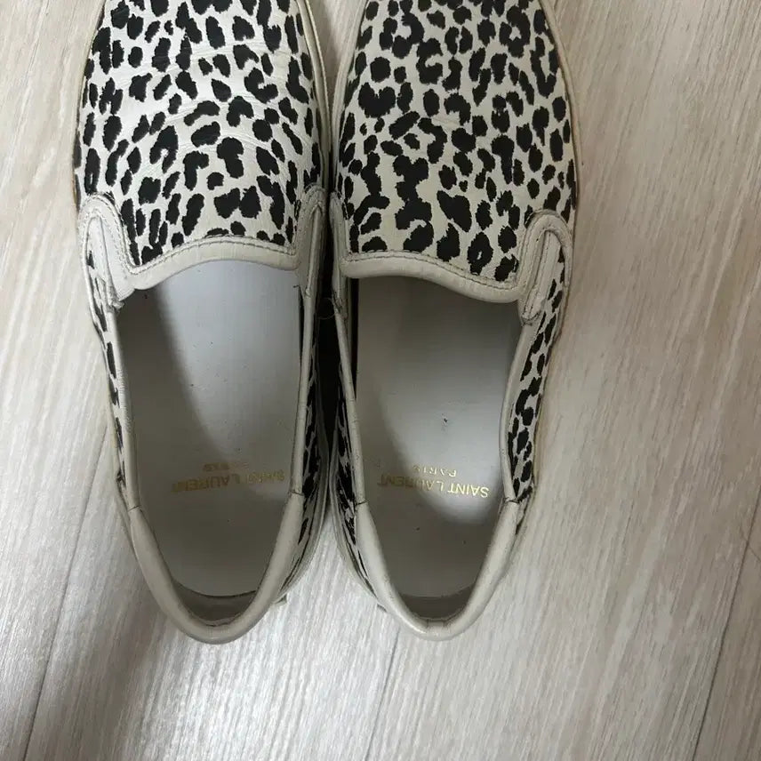 [BUNJANG] Saint Laurent Babycat Slip-on Sneakers / 생로랑 베이비캣 슬립온 스니커즈 36.5