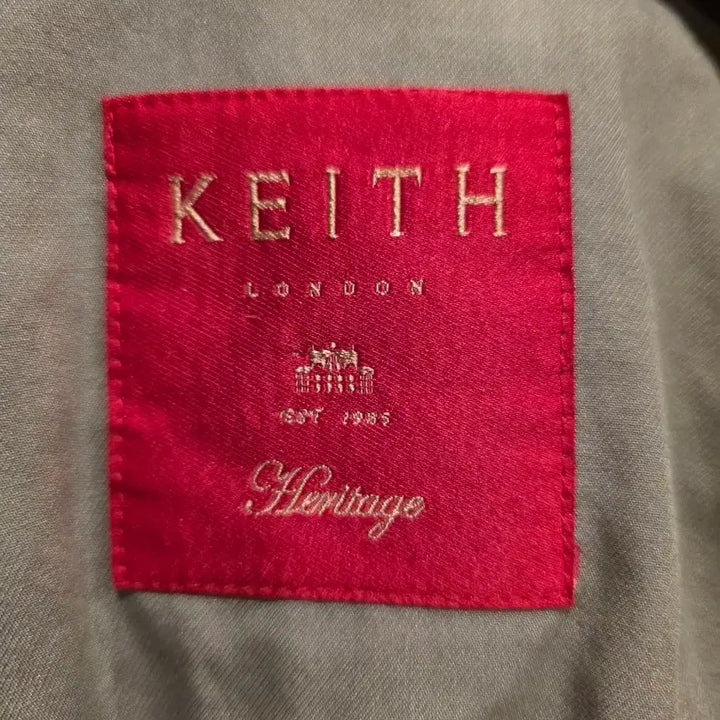 [BUNJANG] KEITH Khaki Wool Blend Coat / KEITH 키이스 연카키 코트