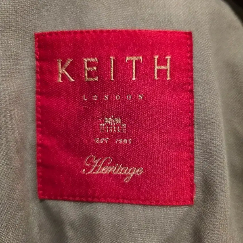 [BUNJANG] KEITH Khaki Wool Blend Coat / KEITH 키이스 연카키 코트
