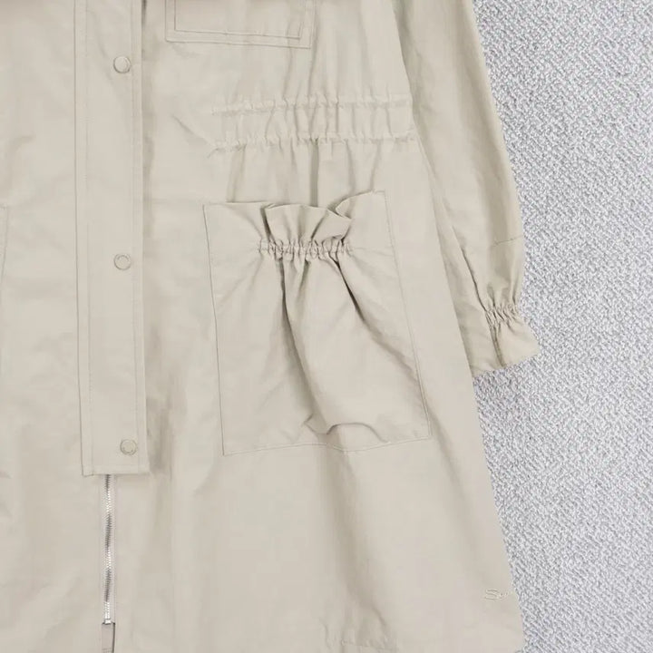 [BUNJANG] Son Jung Wan 23SS Half-Hooded Shirred Long Jumper / 손정완 23SS 반후드 셔링 롱 점퍼 55size
