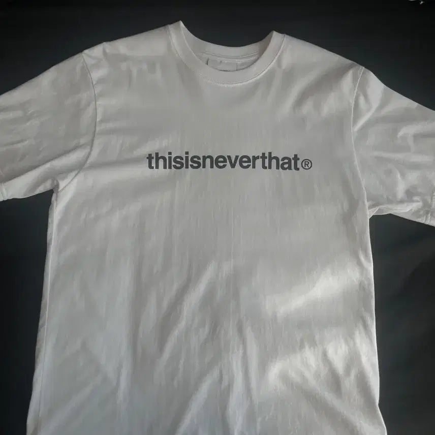 [BUNJANG] thisisneverthat T-Logo Tee White / 디스이즈네버댓 T-Logo Tee White
