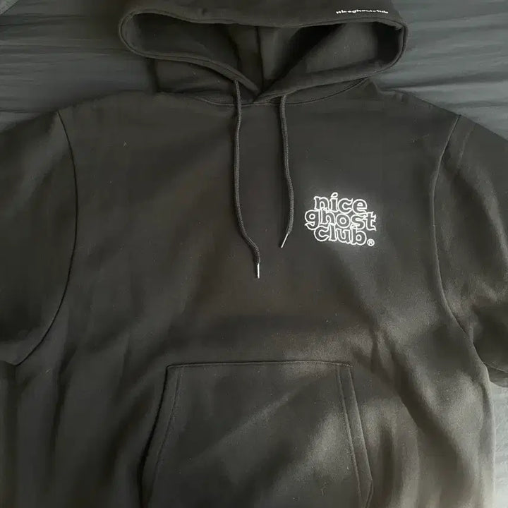 [BUNJANG] Nice Ghost Club Crayon Logo Hoodie Black / 나이스고스트클럽 CRAYON LOGO HOODIE_BLACK(NG2CFU