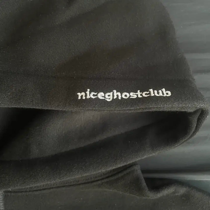 [BUNJANG] Nice Ghost Club Crayon Logo Hoodie Black / 나이스고스트클럽 CRAYON LOGO HOODIE_BLACK(NG2CFU