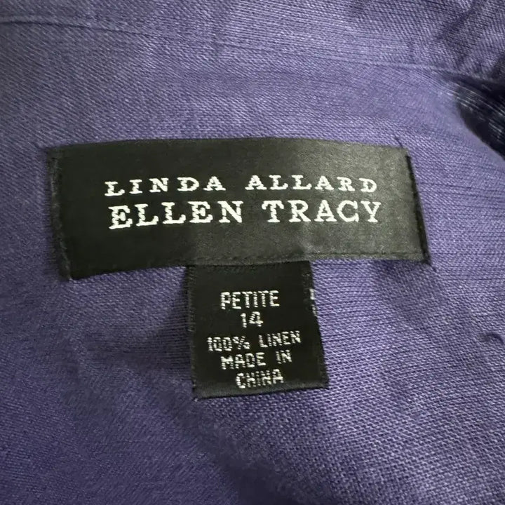 [BUNJANG] Linda Allard Ellen Tracy Linen Shirt / LINDA ALLARD ELLEN TRACY