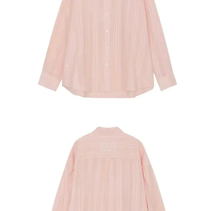 [BUNJANG] Fun From Fun Eyelet Oversized Shirt / 펀프롬펀 아일렛 오버핏 셔츠