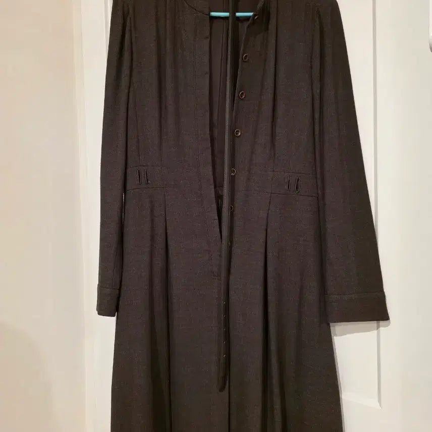 [BUNJANG] BCBG Chocolate Brown Belted Sheath Dress / BCBG 비씨비지 정장 원피스
