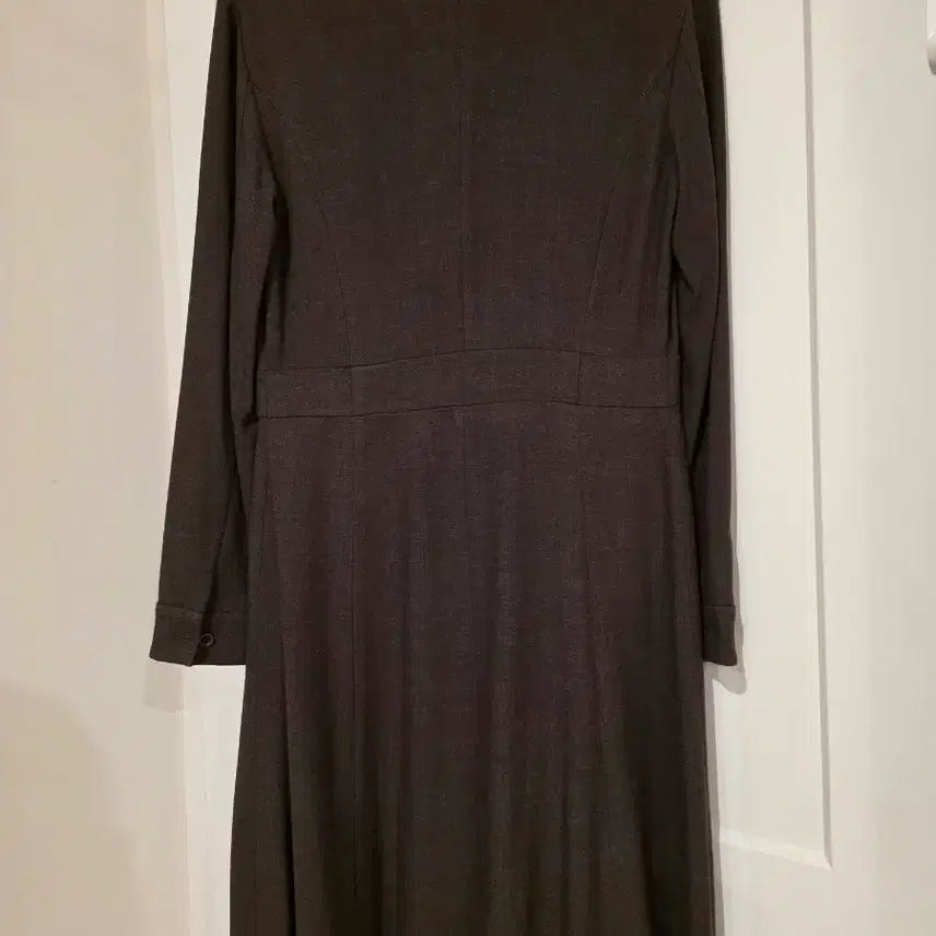 [BUNJANG] BCBG Chocolate Brown Belted Sheath Dress / BCBG 비씨비지 정장 원피스