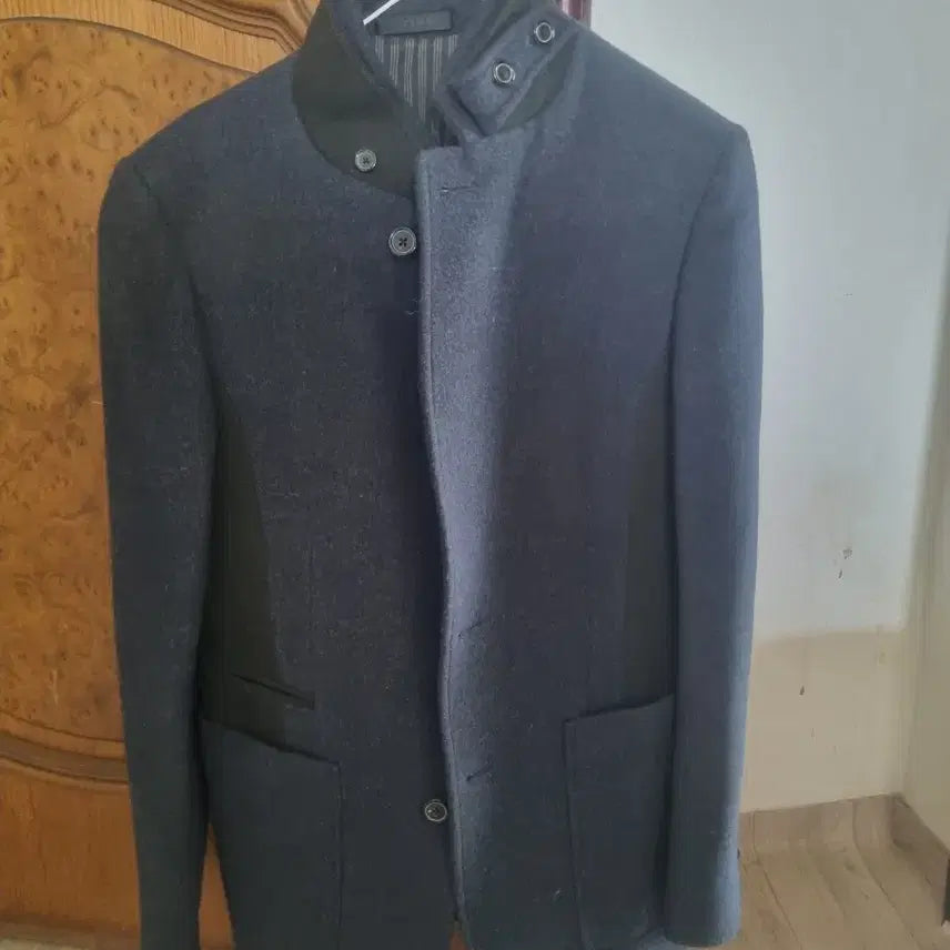 [BUNJANG] Time Homme Cashmere Combo Jacket / 최상급) 타임옴므 캐시미어 콤비자켓.  95