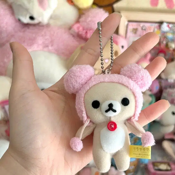 [BUNJANG] Korilakkuma Sheep Hat Keyring / 고전 ) 양머리 코리락쿠마 키링