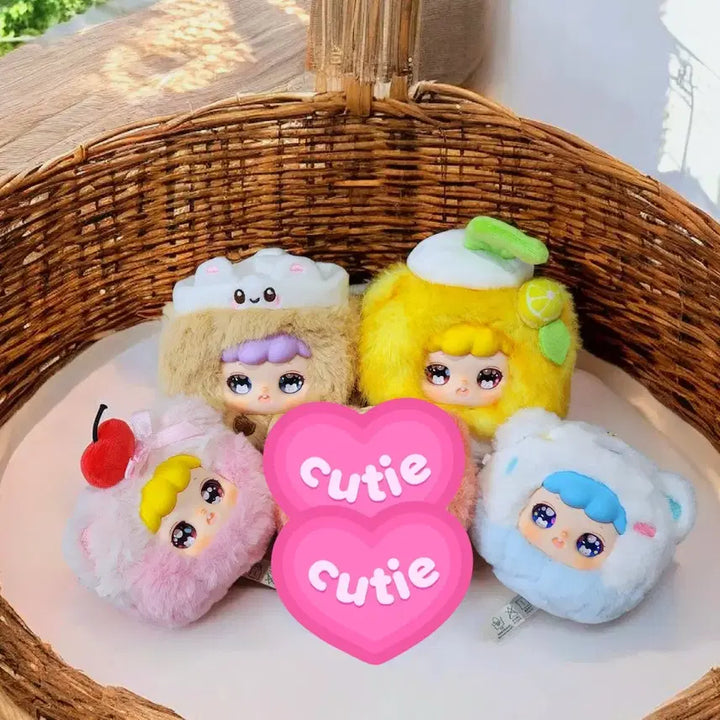 [BUNJANG] Character Plush Keychain Bundle Set / 4개일괄) 니나 뭐먹을까? 니나 오늘 뭐먹지? 뭐먹을래? 봉제 인형 키링