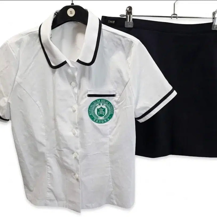 [BUNJANG] School Uniform Blouse and Skirt Set / 예쁜 여자교복 하복교복 짧치세트r22(MZ를찾아서,경음고)