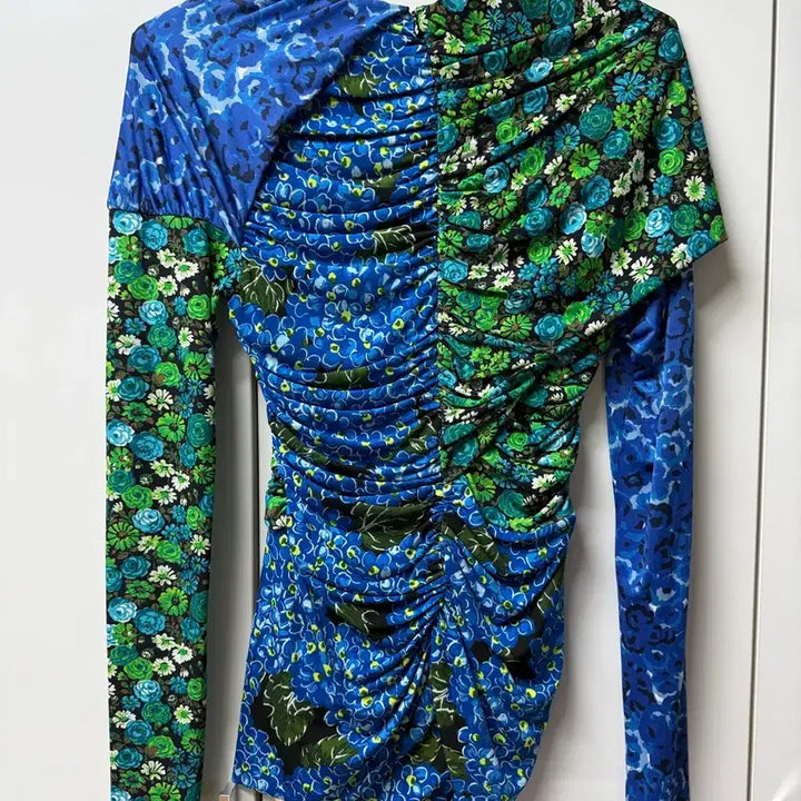 [BUNJANG] ZARA Flower Shirring Top XS / 새상품] ZARA 플라워 셔링 탑 XS