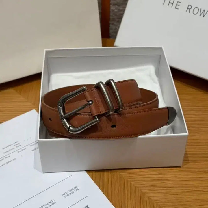 [BUNJANG] The Row Double Ring Buckle Belt / 더로우 고전적인 이중 링 버클 여성 벨트80 폭 3.0cm