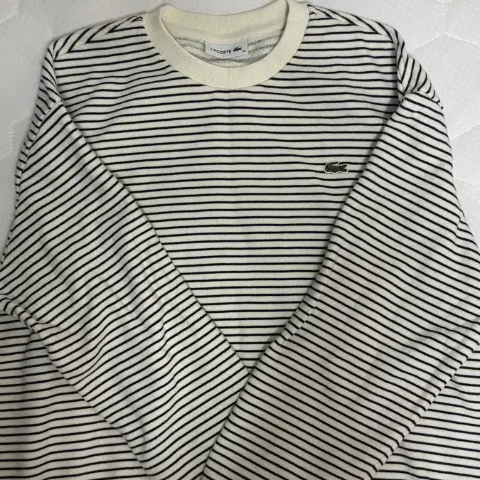 [BUNJANG] Lacoste Striped Long Sleeve T-shirt / 라코스테 스트라이프 긴팔 티셔츠