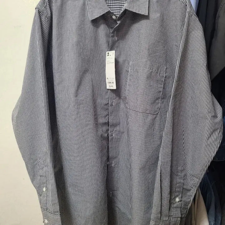 [BUNJANG] GU Checkered Shirt / 유니클로 gu 브로드클로스 셔츠