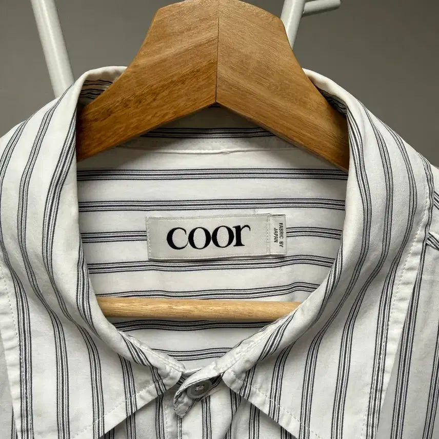[BUNJANG] Coar Striped Shirt / 쿠어 스트라이프 셔츠