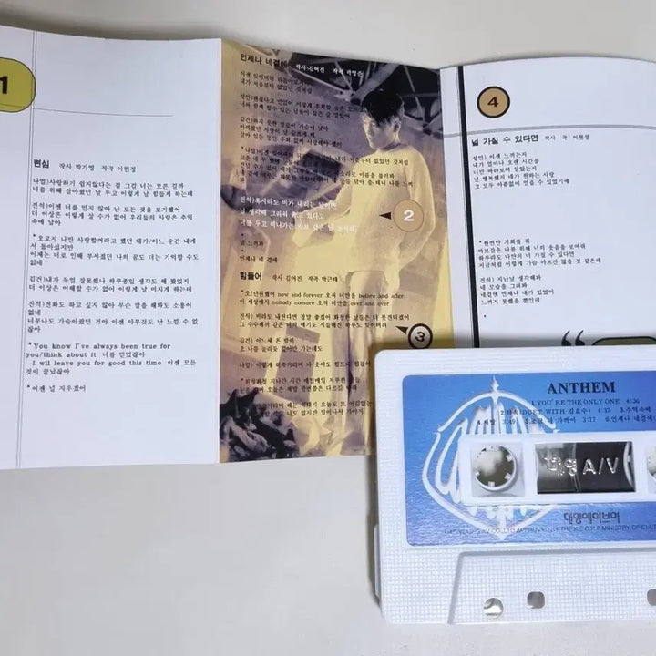 [BUNJANG] Anthem Naul 1st Album Cassette Tape / 앤썸 1집 / 나얼 데뷔 그룹 / 언제나 내곁에 (개봉 카세트테이프)